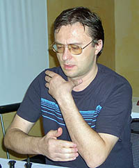 GM Slim Belkhodja (Tunisia/France). Copyright  2005, Zambian Chess Federation.