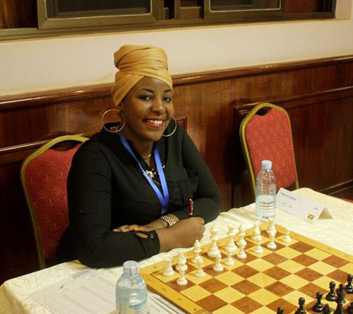 Kampala, Uganda. 6th Sep, 2016. Chess player Stella Babirye