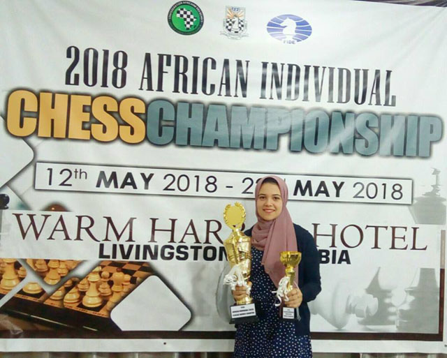 WGM Shahenda Wafa, 2018 African Women's Champion