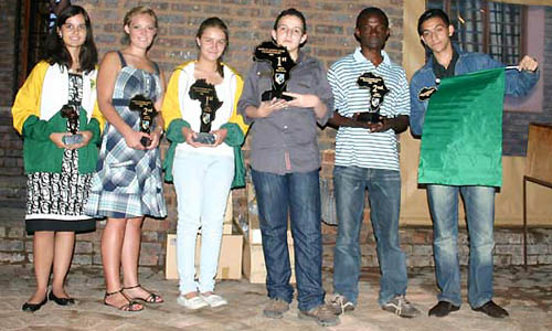 Darleen Wiid, Ezat Roos, Marleen Greef, IM Kariem Wageih, Andrew Kayonde, Mosab Gator