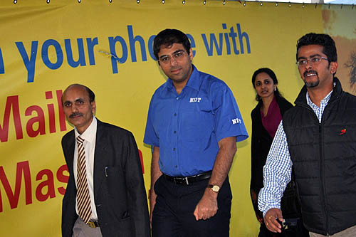 Anand arrives in Gaborone, Botswana. Photo by Booster Galesekegwe.