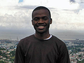 Amon Simutowe in Trinidad & Tobago. Photo by Daaim Shabazz.