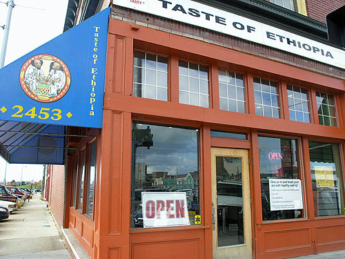 Taste of Ethiopia, 2453 Russell Street, Detroit, Michigan 48207, (248) 905-5560... Photo by Daaim Shabazz.