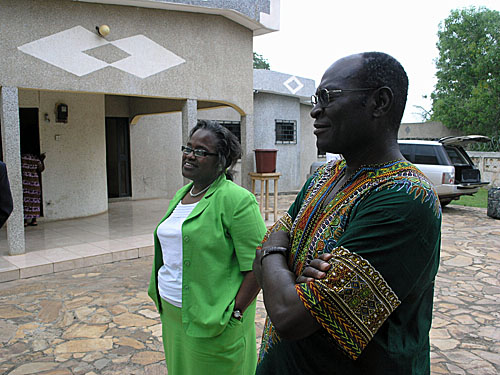 Dean Genniver Bell and Dr. Senyo Adjibolosoo