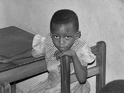 Pensive Schoolgirl