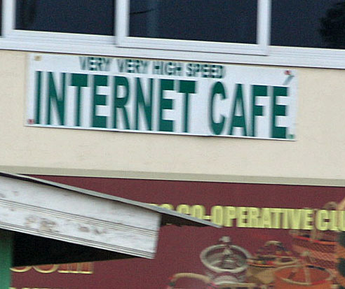 Very, Very High Speed Internet Cafe