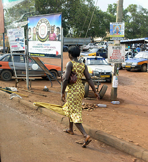 Ghana woman on a mission.