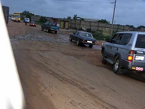 This is what Ghanaians have to deal with when it rains.