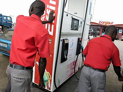 In Ghana, they still have gas attendants.