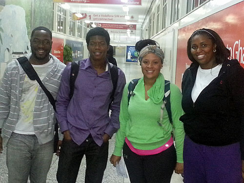 Students from Florida A&M University in Ghana.