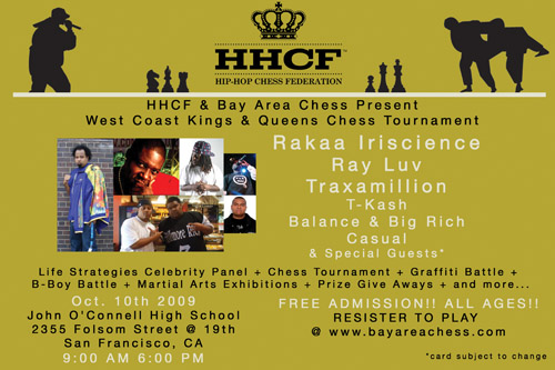 Hip-Hop Chess... Queens and Kings Invitational