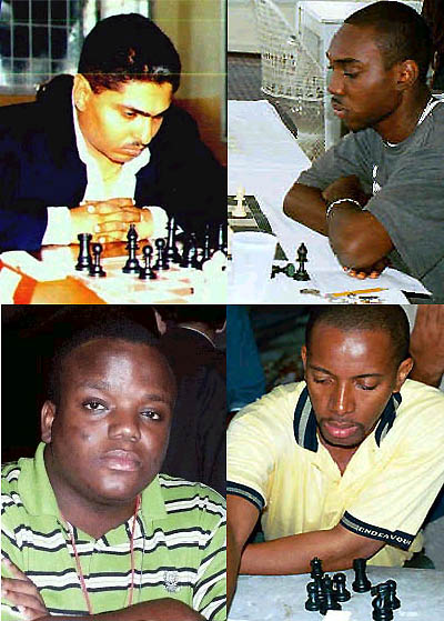 Clockwise: Shane Matthews, Warren Elliott, Russel Porter, Duane Rowe