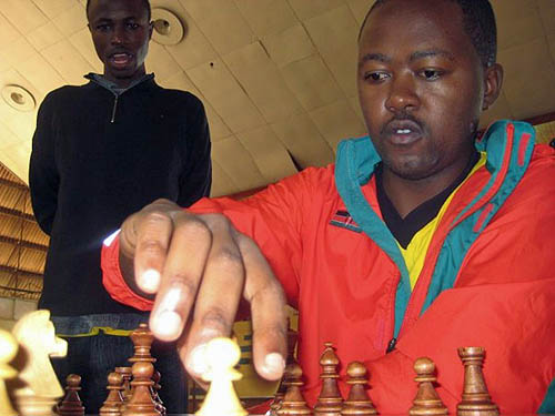 Benjamin Magana, Kenya's top board.