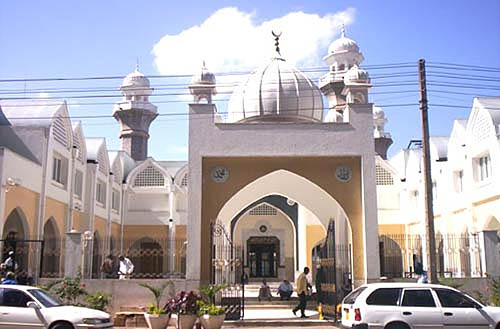 Jamia Mosque... located in the heart of Nairobi.