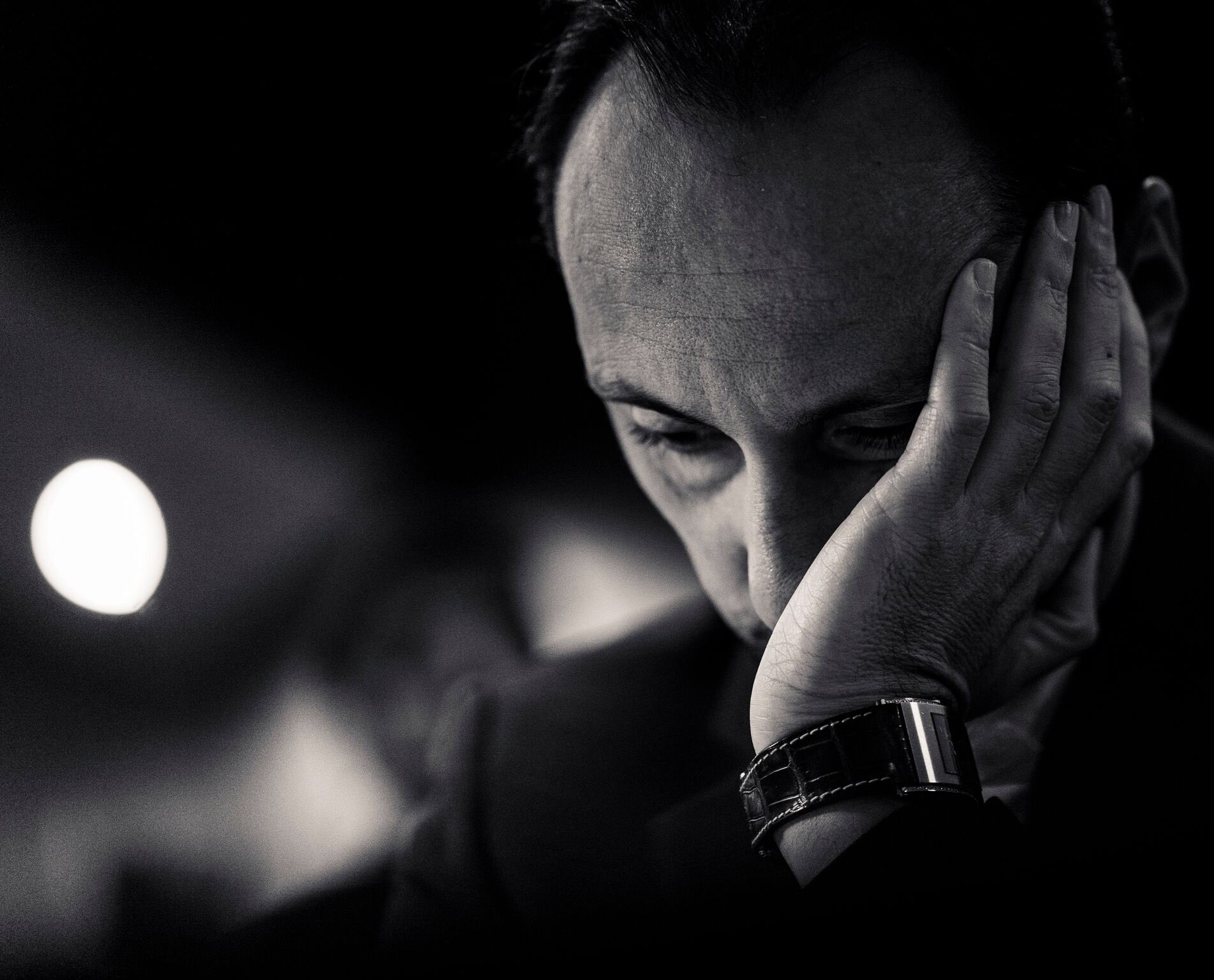 A classic of Topalov capturing his certain mood at the London Classic. Photo by Lennart Ootes