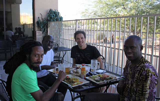 Malaku Lorne, Mario Marshall, Kassa Korley and Daaim Shabazz. Photo by Daaim Shabazz.