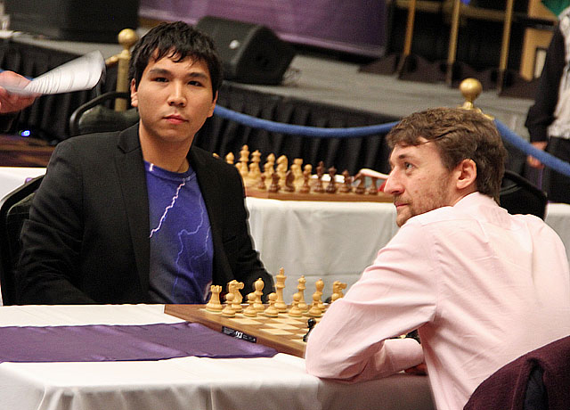 Wesley So was focused on defending his crown and went through.