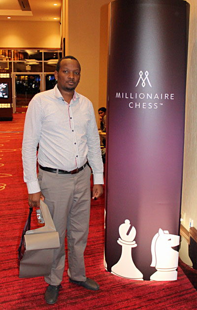 Githinji Hinga visited MC3 from Kenya. Photo by Daaim Shabazz.