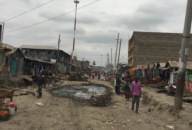 Mukuru kwa Njenga is a slum in the east of Nairobi, the capital of Kenya.