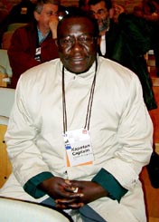 Charles Kuwaza, Zimbabwe Chess Federation. Copyright © Jerry Bibuld, 2002.