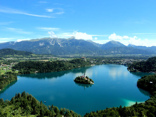 Lake Bled from the Mountain