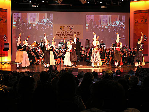 Spanish folk dancing