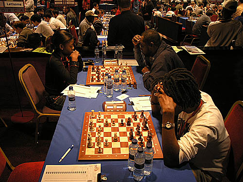 Seychelles (Africa) vs. British Virgin Islands (Caribbean) - (foreground) Christopher Art (background) Dominique Charlotte vs. Maurice Lettsome