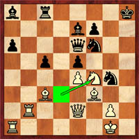 In Anand-Morozevich, white uncorked the annihilating 37.Nf4! and blacks position collapsed immediately.
