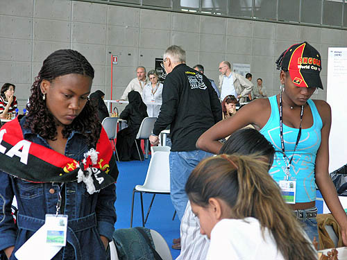 	
Angola's Luzia Guimaraes and Valquiria Rocha