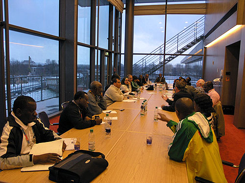 African Continental Meeting at the 2008 Olympiad in Dresden, Germany. Photo by Daaim Shabazz.