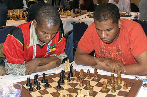Felizado Alice Mateus (Mozambique) and Jomo Pitterson (Jamaica)