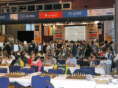 Stage of Top Boards. Photo by Susan Polgar.