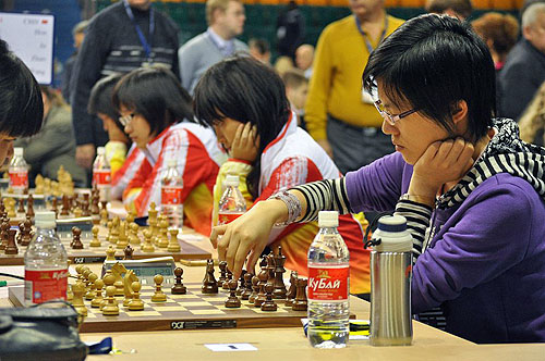 Will China be able to make a run for the gold? Photo by ugra-chess.com.