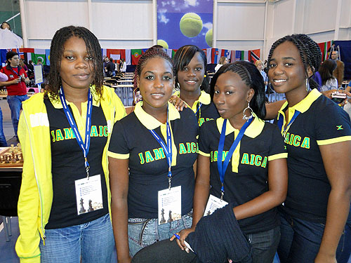 L-R: Deborah Richards, Margoe Williams, Annesha Smith, Krishna Gray and Ariel Barrett. Photo by Ian Wilkinson.