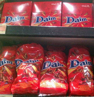 Daim candy. Photo by Daaim Shabazz.