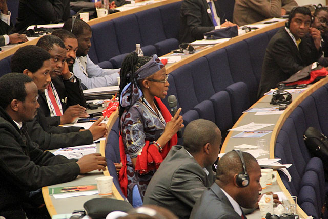 Afrika Msimang of South Africa also makes a strong statement of condemnation.