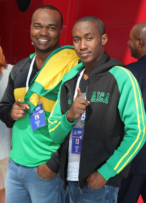 Jamaicans Damion Davy and Sheryas Smith