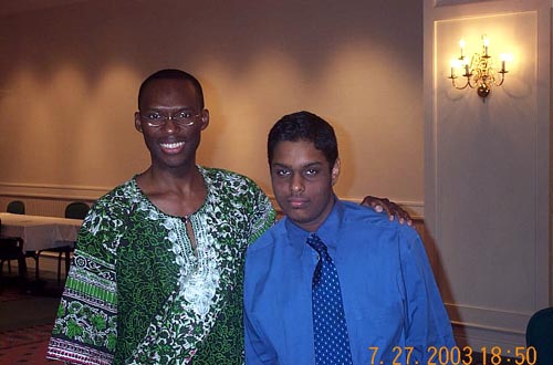 Daaim Shabazz and Kazim Gulamali at the 2003 Peach State Open.