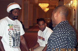 Expert Vibe: (L-R) Negash Bezaleel, Issac Hinch, and Keith Eubanks. Copyright © 2003, Daaim Shabazz