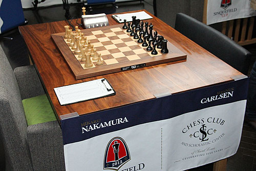 Highly-anticipated matchup...Nakamura-Carlsen