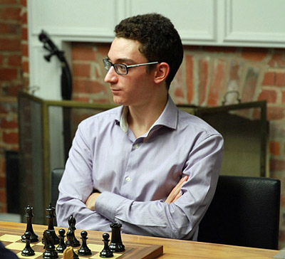 Caruana hot, Topalov not