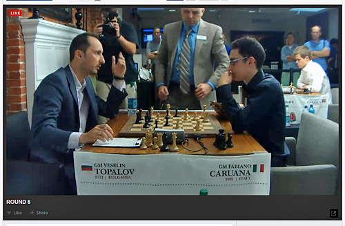 Topalov resigns and was gracious in the post-game interview.