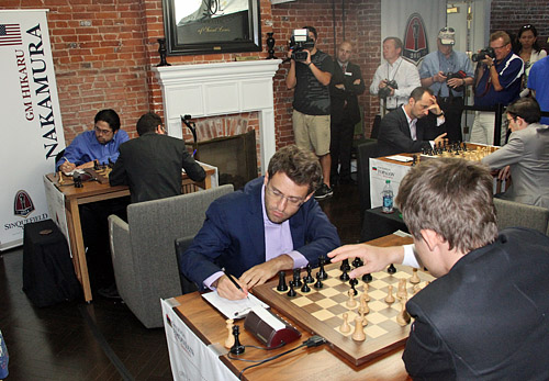 St. Louis, Missouri, USA. 02nd Aug, 2017. GM HIKARU NAKAMURA during play on day one of the annual Sinquefield Cup at the Chess Club and Scholastic Center of St. Louis. Ten of