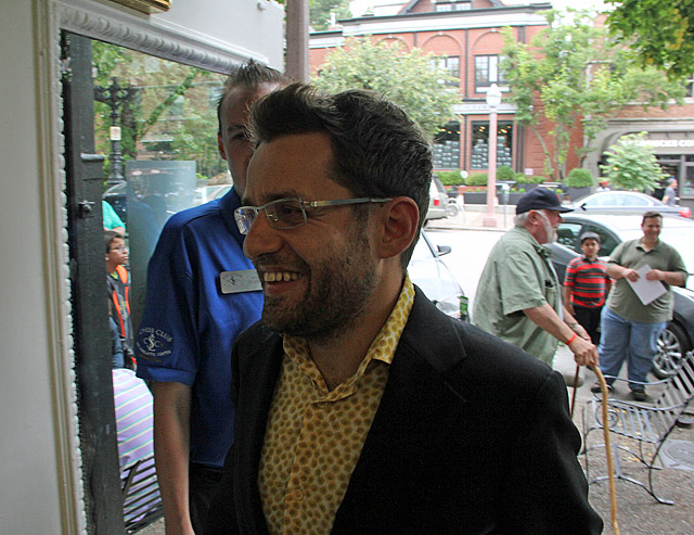 Levon Aronian, 2015 Sinquefield Cup champion! Photo by Daaim Shabazz.