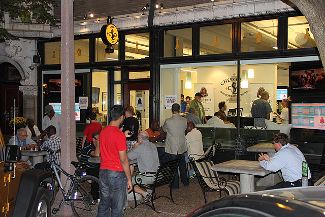 Watering hole for the chess public. Photo by Daaim Shabazz.