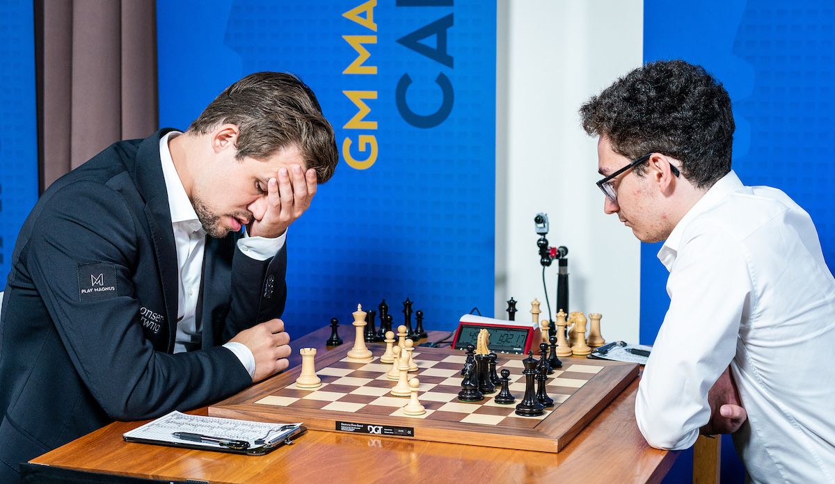 Shakhriyar Mamedyarov & Fabiano Caruana & Magnus Carlsen - Central Africa /  Angola 2019