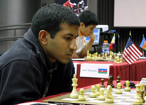 GM Vinay Bhat with GM Wesley So in background.