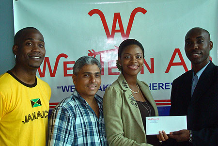 National Champion of Jamaica FIDE Master Warren Elliott receives sponsored ticket from Western Air to participate in the 2010 Subzonal Championships.