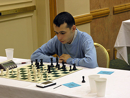 GM Aleksandr Lenderman. Photo by Daaim Shabazz.