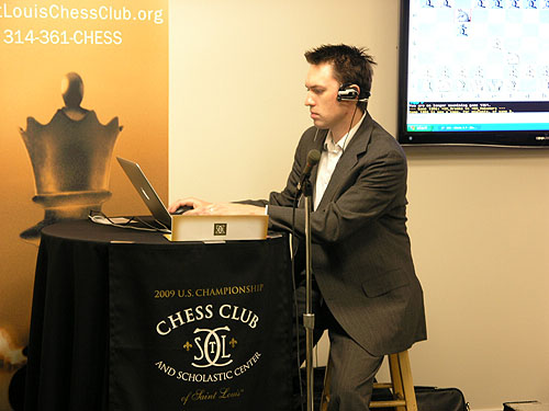 Macauley Peterson (ICC/Chess.FM). Photo by Daaim Shabazz.